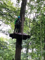 Kletterwald Lauschhütte am 28.08.2021
