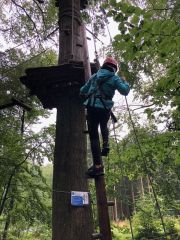 Kletterwald Lauschhütte am 28.08.2021