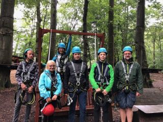 Kletterwald Lauschhütte am 28.08.2021