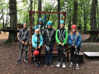 Kletterwald Lauschhütte am 28.08.2021