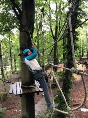 Kletterwald Lauschhütte am 28.08.2021