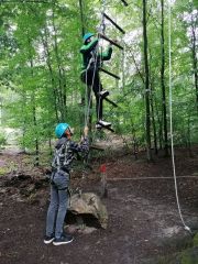 Kletterwald Lauschhütte am 28.08.2021