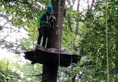 Kletterwald Lauschhütte am 28.08.2021