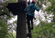 Kletterwald Lauschhütte am 28.08.2021