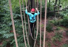 Kletterwald Lauschhütte am 28.08.2021