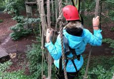 Kletterwald Lauschhütte am 28.08.2021