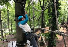 Kletterwald Lauschhütte am 28.08.2021
