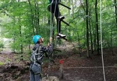 Kletterwald Lauschhütte am 28.08.2021