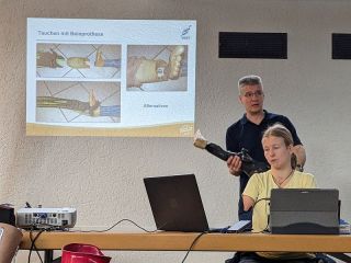 Das soll  uns nicht am Tauchen hindern