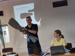 Das soll  uns nicht am Tauchen hindern