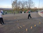 Erstes Freilufttraining im Blumengarten am 02.04.2025