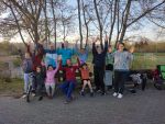 Erstes Freilufttraining im Blumengarten am 02.04.2025
